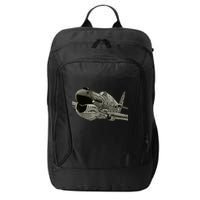 P40 Warhawk Fighter Aircraft WW2 Plane Spotting Spotter City Backpack