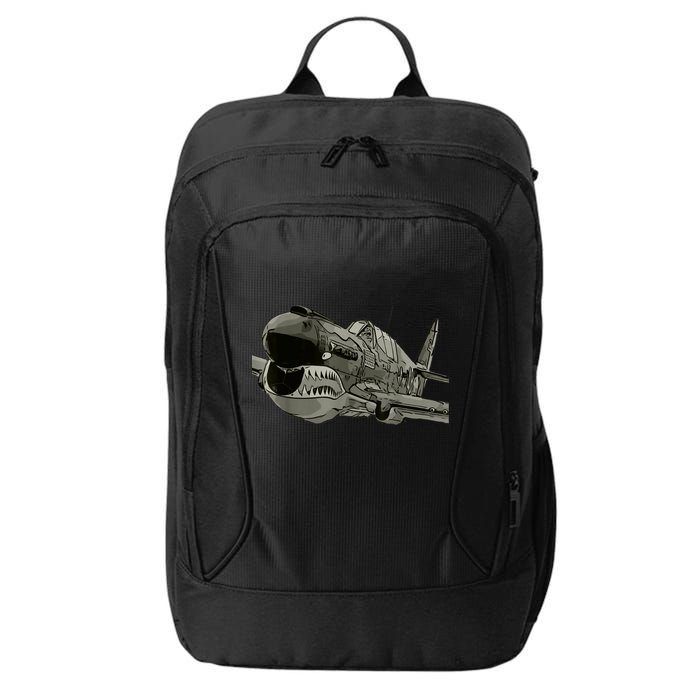 P40 Warhawk Fighter Aircraft WW2 Plane Spotting Spotter City Backpack