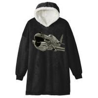 P40 Warhawk Fighter Aircraft WW2 Plane Spotting Spotter Hooded Wearable Blanket