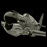 P40 Warhawk Fighter Aircraft WW2 Plane Spotting Spotter Drawstring Bag