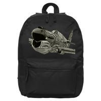 P40 Warhawk Fighter Aircraft WW2 Plane Spotting Spotter 16 in Basic Backpack