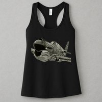 P40 Warhawk Fighter Aircraft WW2 Plane Spotting Spotter Womens Tank Top