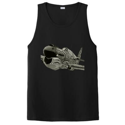 P40 Warhawk Fighter Aircraft WW2 Plane Spotting Spotter PosiCharge Competitor Tank