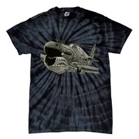 P40 Warhawk Fighter Aircraft WW2 Plane Spotting Spotter Tie-Dye T-Shirt