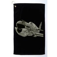 P40 Warhawk Fighter Aircraft WW2 Plane Spotting Spotter Golf Towel