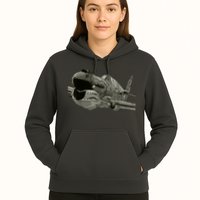P40 Warhawk Fighter Aircraft WW2 Plane Spotting Spotter Hoodie
