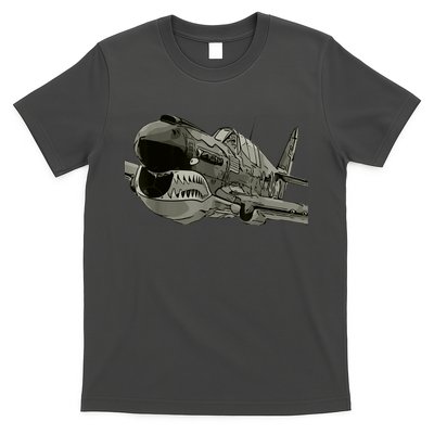 P40 Warhawk Fighter Aircraft WW2 Plane Spotting Spotter T-Shirt