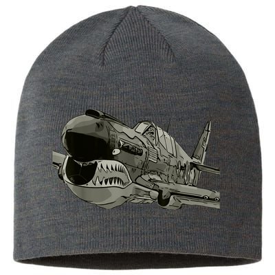 P40 Warhawk Fighter Aircraft WW2 Plane Spotting Spotter Sustainable Beanie