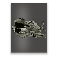 P40 Warhawk Fighter Aircraft WW2 Plane Spotting Spotter Poster