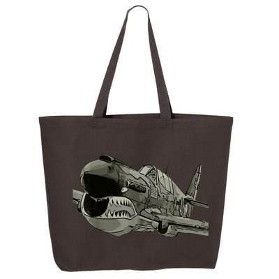 P40 Warhawk Fighter Aircraft WW2 Plane Spotting Spotter 25L Jumbo Tote