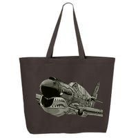 P40 Warhawk Fighter Aircraft WW2 Plane Spotting Spotter 25L Jumbo Tote