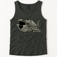 P40 Warhawk Fighter Aircraft WW2 Plane Spotting Spotter Tank Top