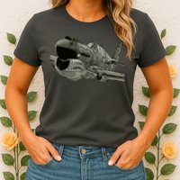 P40 Warhawk Fighter Aircraft WW2 Plane Spotting Spotter Womens T-Shirt