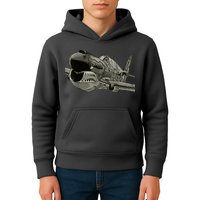 P40 Warhawk Fighter Aircraft WW2 Plane Spotting Spotter Kids Hoodie
