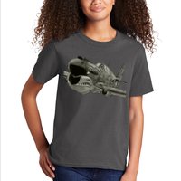 P40 Warhawk Fighter Aircraft WW2 Plane Spotting Spotter Kids T-Shirt