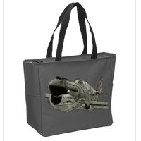 P40 Warhawk Fighter Aircraft WW2 Plane Spotting Spotter Zip Tote Bag