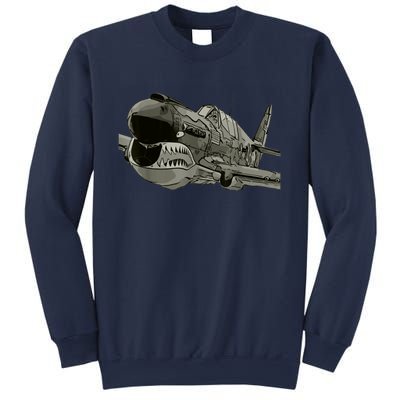 P40 Warhawk Fighter Aircraft WW2 Plane Spotting Spotter Sweatshirt