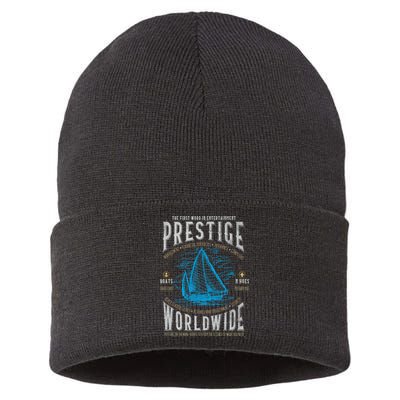 Prestige Worldwide Funny Step Brothers Boats Graphic Funny Gift Sustainable Knit Beanie