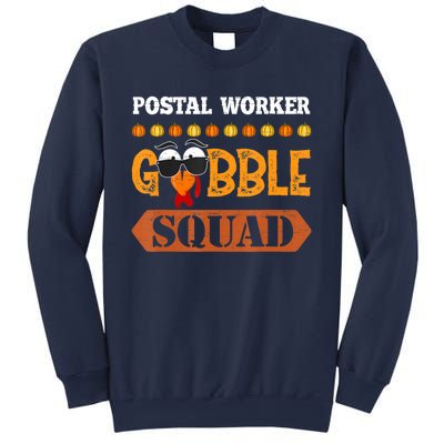 Postal Worker Gobble Squad Mailman Turkey Thanksgiving Match Sweatshirt