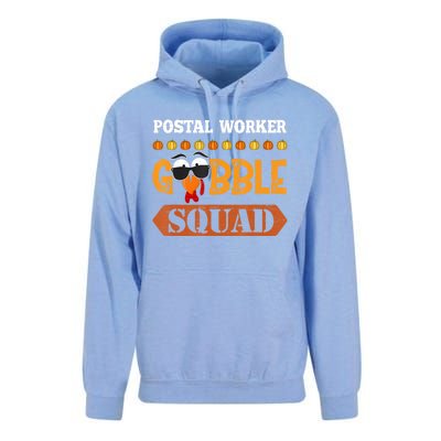 Postal Worker Gobble Squad Mailman Turkey Thanksgiving Match Unisex Surf Hoodie