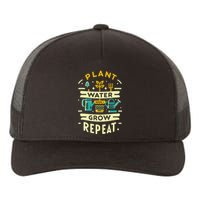 Plant Water Grow Repeat Yupoong Adult 5-Panel Trucker Hat