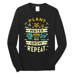 Plant Water Grow Repeat Long Sleeve Shirt