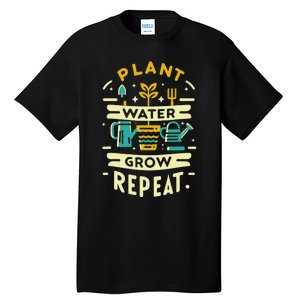 Plant Water Grow Repeat Tall T-Shirt