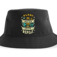 Plant Water Grow Repeat Sustainable Bucket Hat