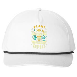 Plant Water Grow Repeat Snapback Five-Panel Rope Hat