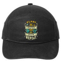 Plant Water Grow Repeat 7-Panel Snapback Hat