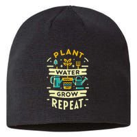 Plant Water Grow Repeat Sustainable Beanie