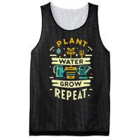 Plant Water Grow Repeat Mesh Reversible Basketball Jersey Tank