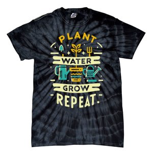 Plant Water Grow Repeat Tie-Dye T-Shirt