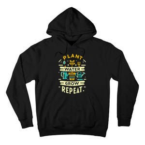 Plant Water Grow Repeat Tall Hoodie