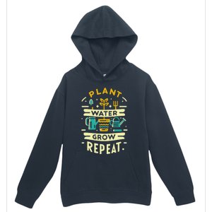 Plant Water Grow Repeat Urban Pullover Hoodie