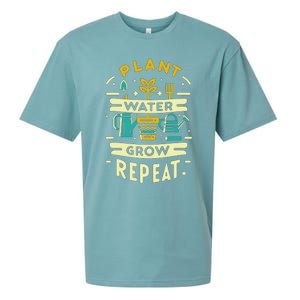 Plant Water Grow Repeat Sueded Cloud Jersey T-Shirt