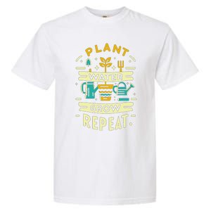 Plant Water Grow Repeat Garment-Dyed Heavyweight T-Shirt