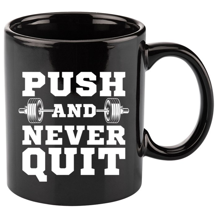 Powerlifter Weightlifting Gym Training Workout Powerlifting Gift 11oz C Handle Ceramic Mug