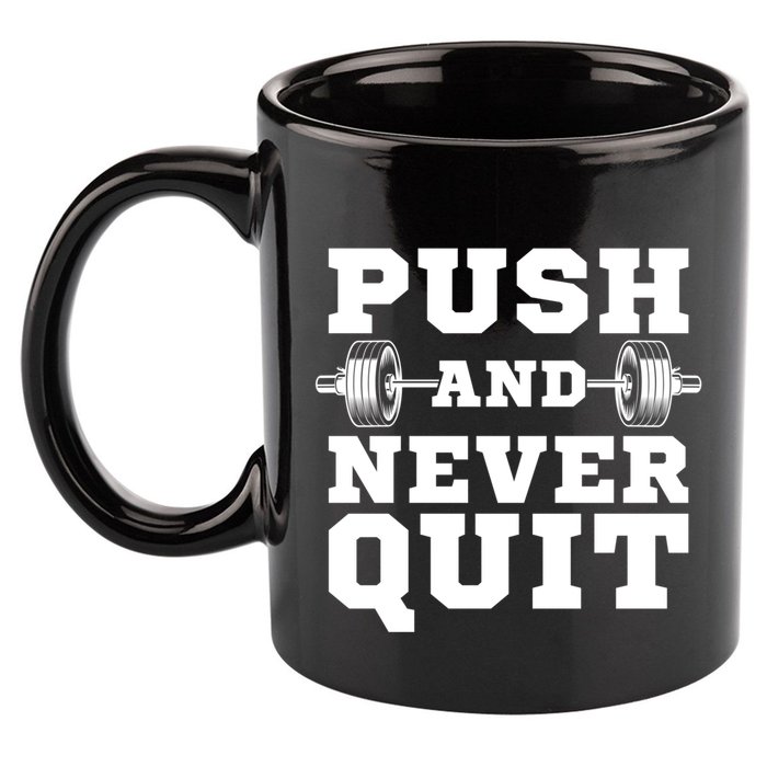 Powerlifter Weightlifting Gym Training Workout Powerlifting Gift 11oz C Handle Ceramic Mug