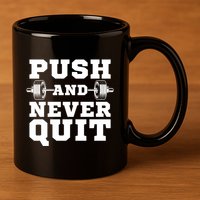 Powerlifter Weightlifting Gym Training Workout Powerlifting Gift 11oz C Handle Ceramic Mug