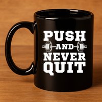 Powerlifter Weightlifting Gym Training Workout Powerlifting Gift 11oz C Handle Ceramic Mug