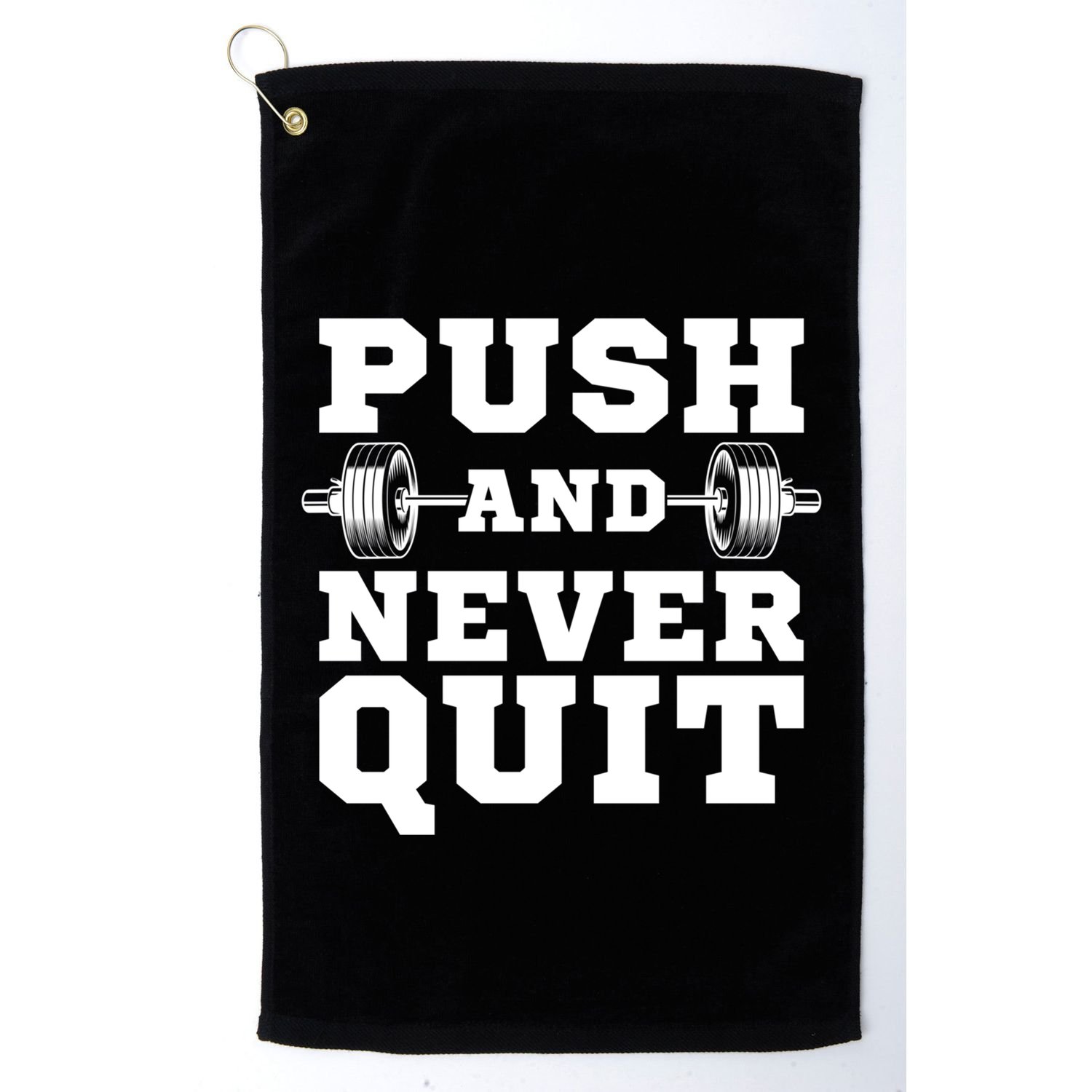 Powerlifter Weightlifting Gym Training Workout Powerlifting Gift Golf Towel