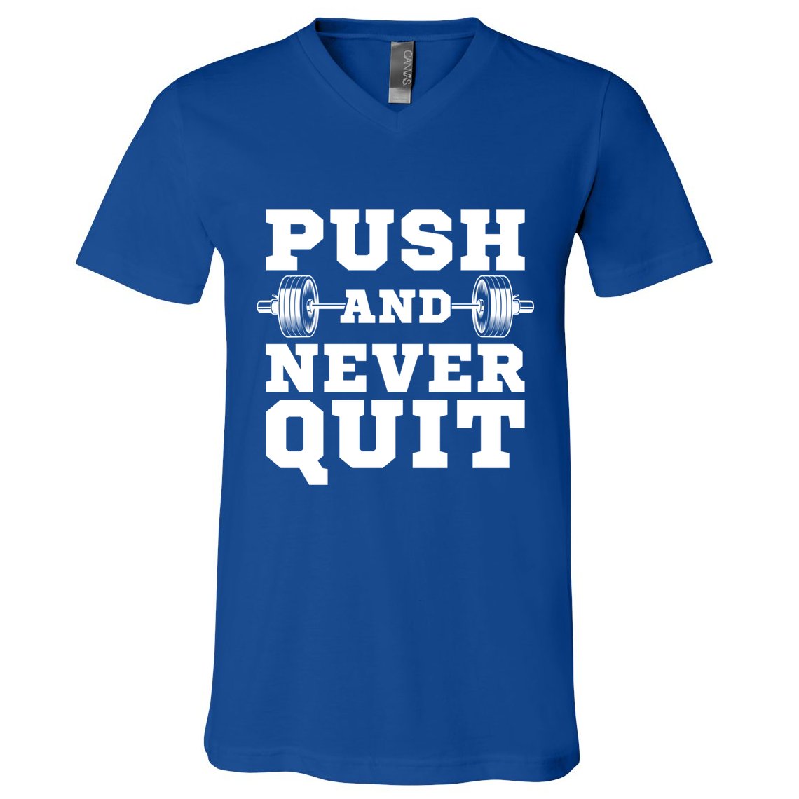 Powerlifter Weightlifting Gym Training Workout Powerlifting Gift V-Neck T-Shirt