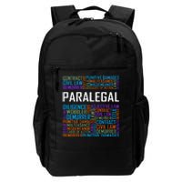 Paralegal Words Gift Paralegals Gifts Law Attorney Assistant Daily Commute Backpack