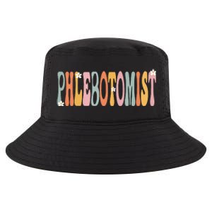 Phlebotomist Week Groovy Appreciation Day For Women For Work Cool Comfort Performance Bucket Hat