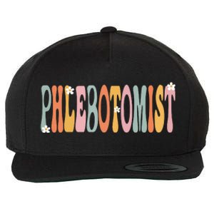 Phlebotomist Week Groovy Appreciation Day For Women For Work Wool Snapback Cap