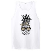 Pineapple Wearing Glasses Leopard Fun Pineapple PosiCharge Competitor Tank