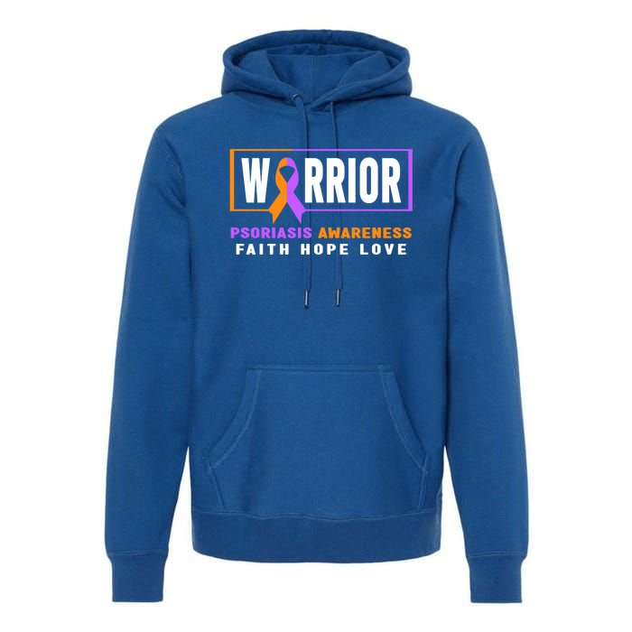 Psoriasis Warrior Gift Psoriasis Awareness Great Gift Premium Hoodie