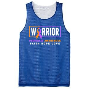 Psoriasis Warrior Gift Psoriasis Awareness Great Gift Mesh Reversible Basketball Jersey Tank