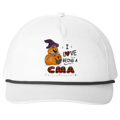 Pumpkin Witch Hats Snow I Love Beings A Cma Halloween Meaningful Gift Snapback Five-Panel Rope Hat